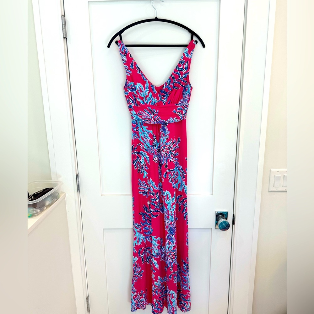 NWOT Lilly Pulitzer stretch maxi dress, size small. Retail $228